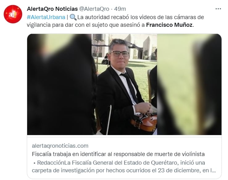 La última publicación de Francisco Muñoz