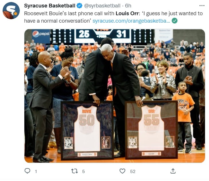 They say the last goodbye to Louis Orr