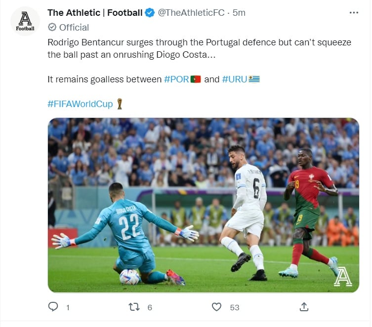 Portugal vs Uruguay: Un partido muy disputado