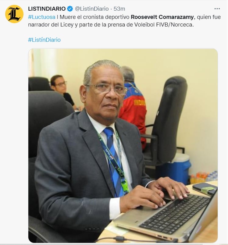 ¿De qué murió Roosevelt Comarazamy?
