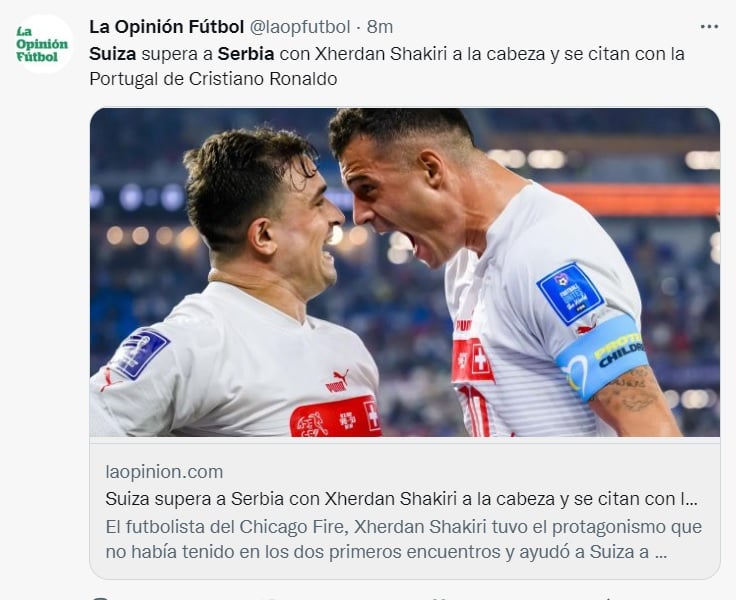 Suiza vs Serbia: "Es normal en este tipo de encuentros"