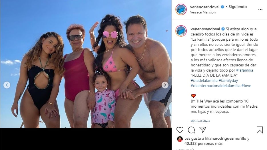 Veneno Sandoval appears with her husband from the shower Nick Hernández