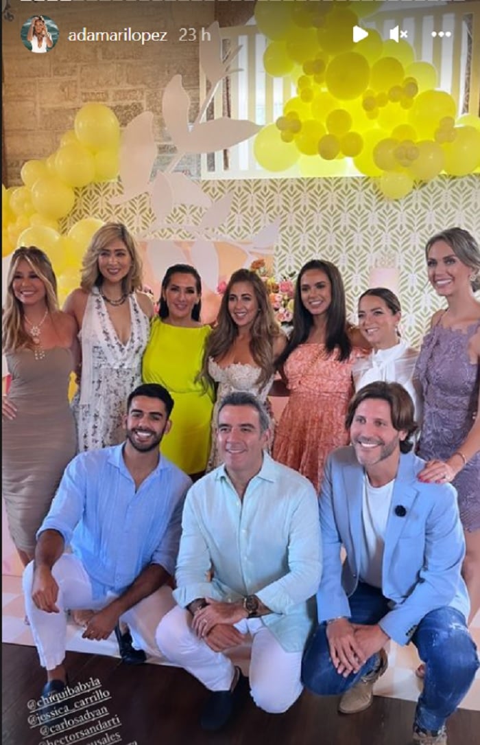 Además de Adamari López, ¿quién estuvo en este festejo?
