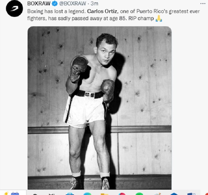 Más sobre el famoso boxeador