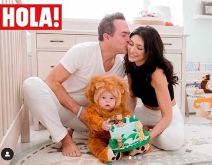 La foto más reciente en la que aparecen juntos acompañados de su bebé
