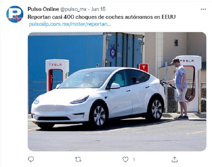 Se reportaron choques de carros desde julio del año pasado