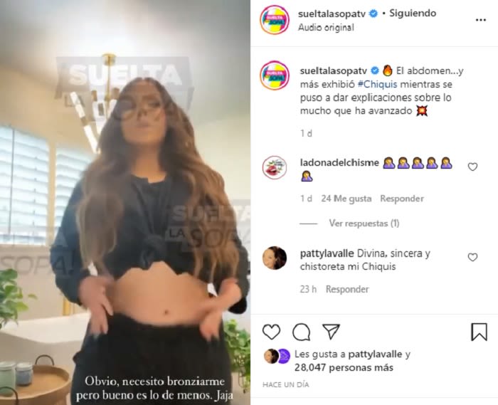 He does it again: Chiquis Rivera shows off his waist and they destroy it in criticism