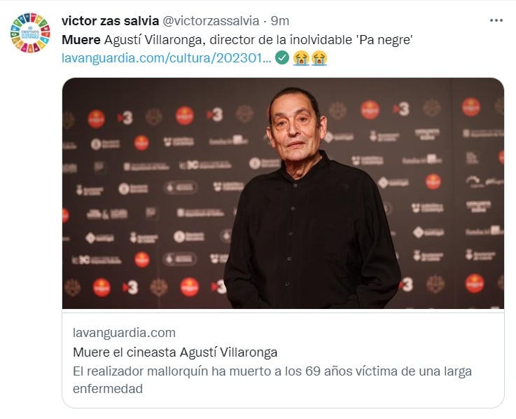 Así informó Agustí Villaronga que tenía cáncer