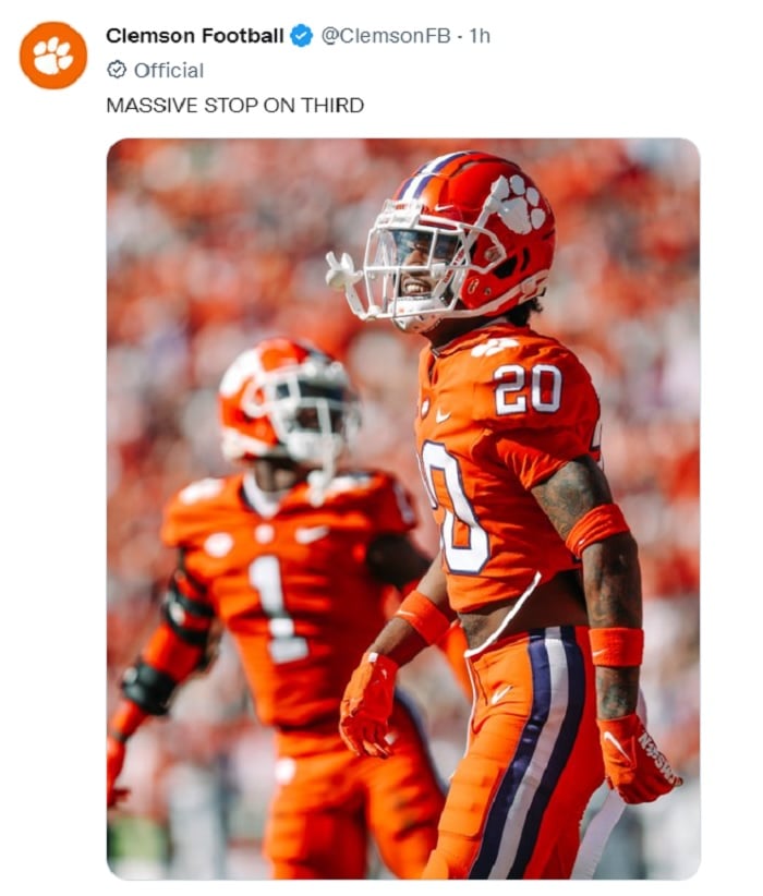 Clemson football: Más sobre el partido