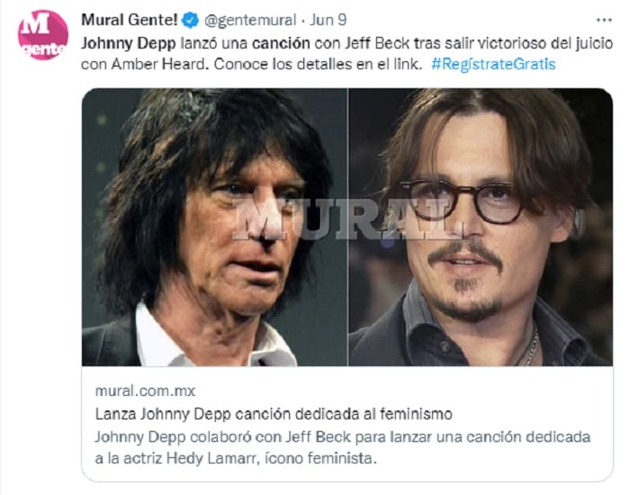 Lanza Johnny Depp canción dedicada al feminismo