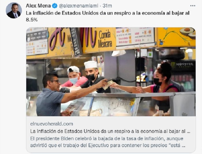 Biden dice que pueden llegar "vientos en contra"