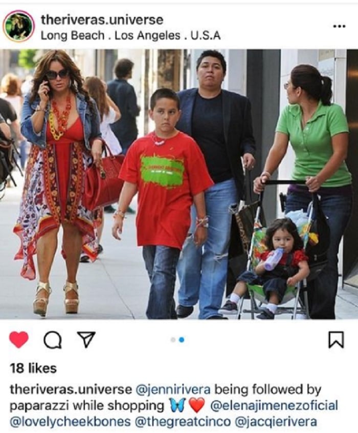 comparte foto de Jenni Rivera en bikini