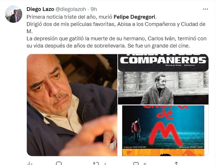 "Desde ese día no he podido sentir nada"
