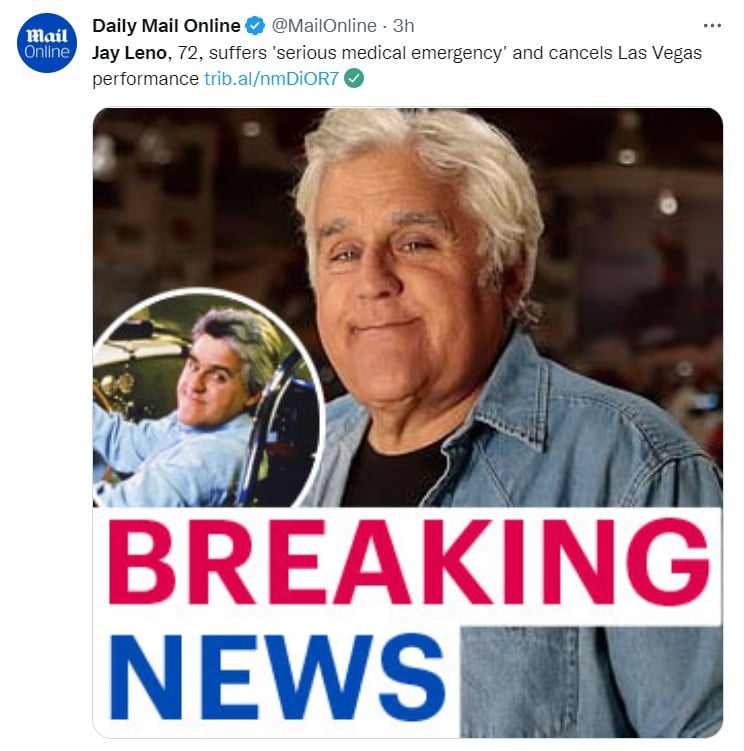 Jay Leno es un gran amante de los autos