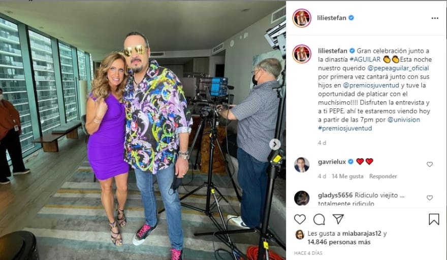 Is there chemistry with Pepe Aguilar?