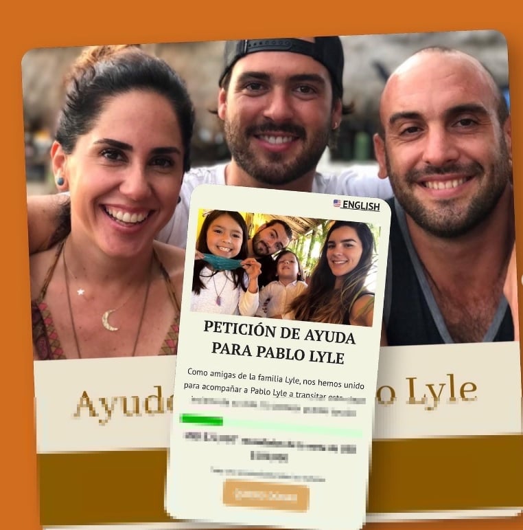 Familiares de Pablo Lyle piden ayuda económica