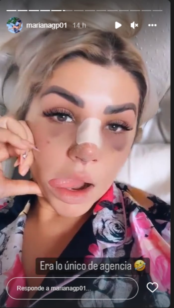 Así dio a conocer Mariana González Padilla, novia de Vicente Fernández Jr, que habia sido hospitalizada