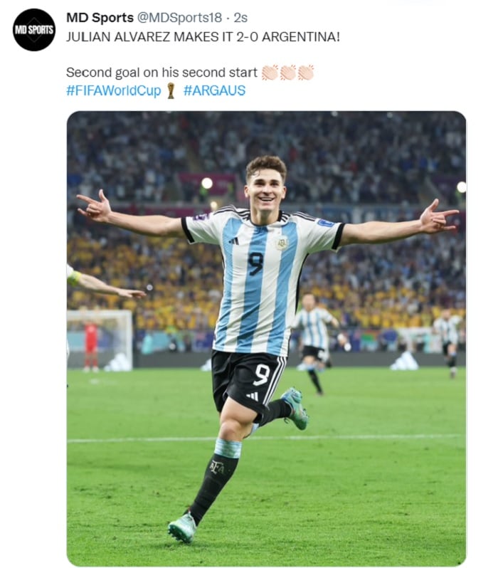 Argentina vs Australia: Cae el segundo gol