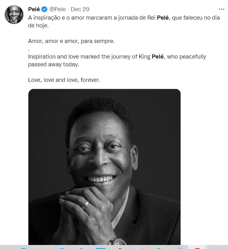 "Convirtió el futbol en arte"