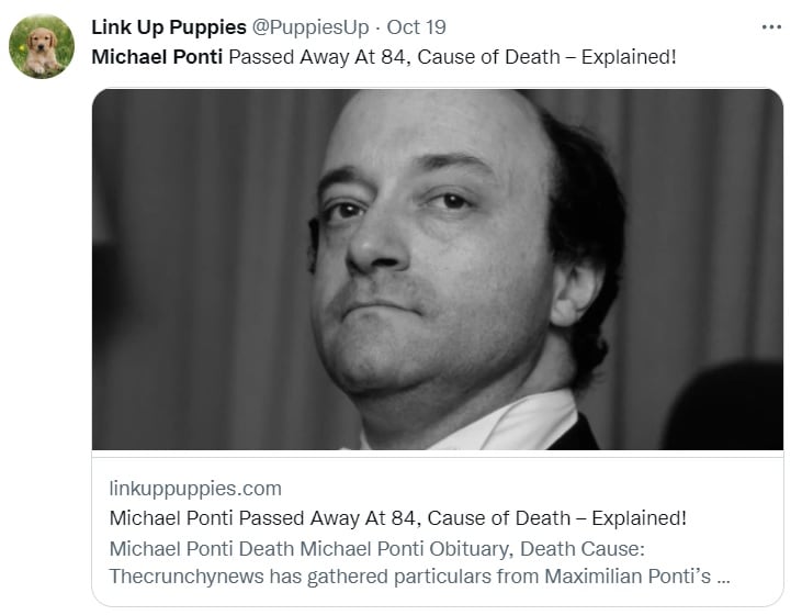 Más sobre Michael Ponti
