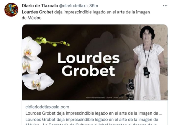 Lourdes Grobet, gran representante del arte fotográfico en México