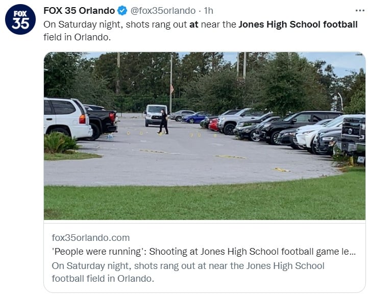 Tiroteo en juego de High School: "Pensábamos que las balas entraban al estadio"
