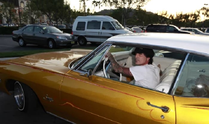 Tommy Lee's car collection includes five Rolls Royces