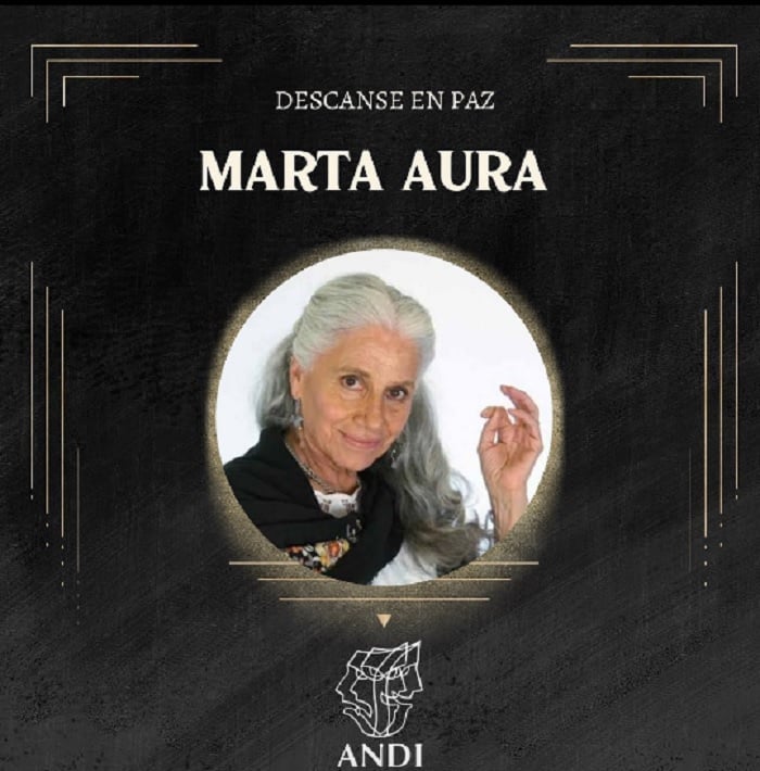 Muere la actriz mexicana Marta Aura