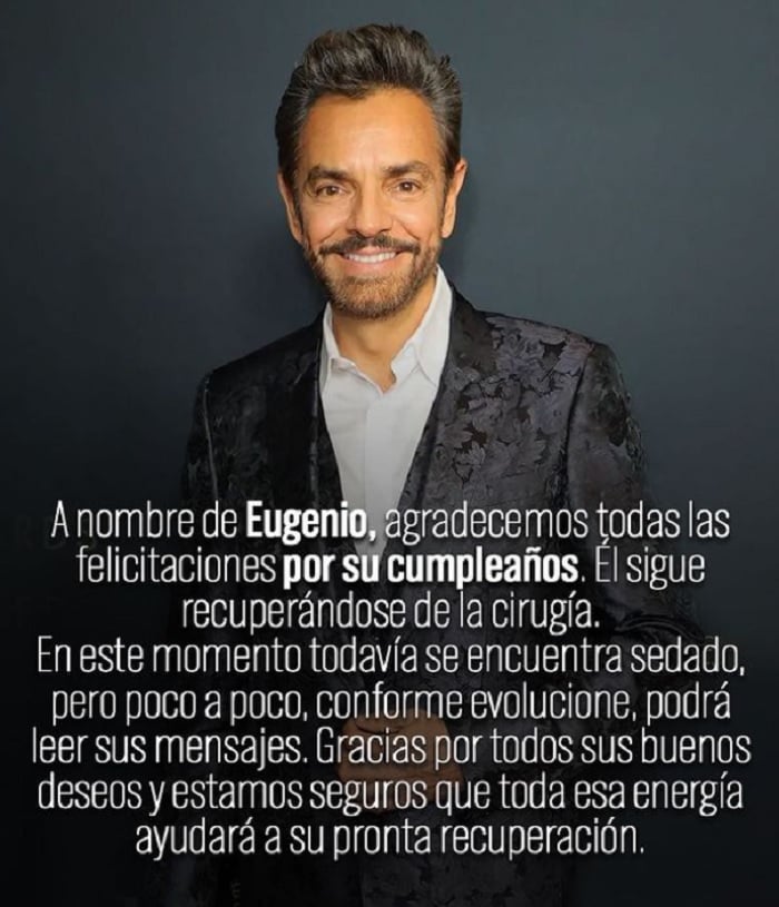Eugenio Derbez da 'señales de vida'