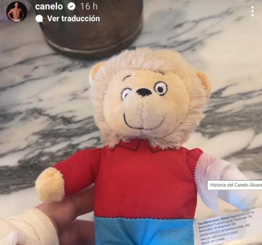Canelo Álvarez comparte regalo que le dio su hija