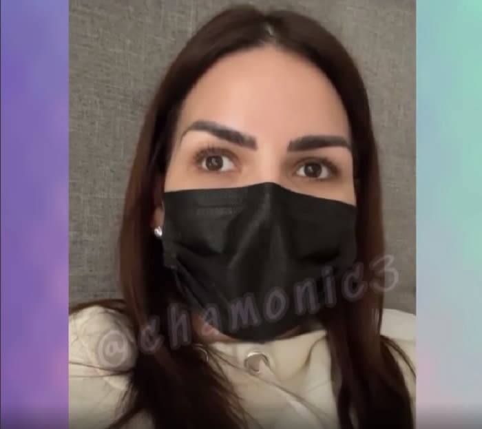 This is how Karina Banda announced that she had tested positive for coronavirus