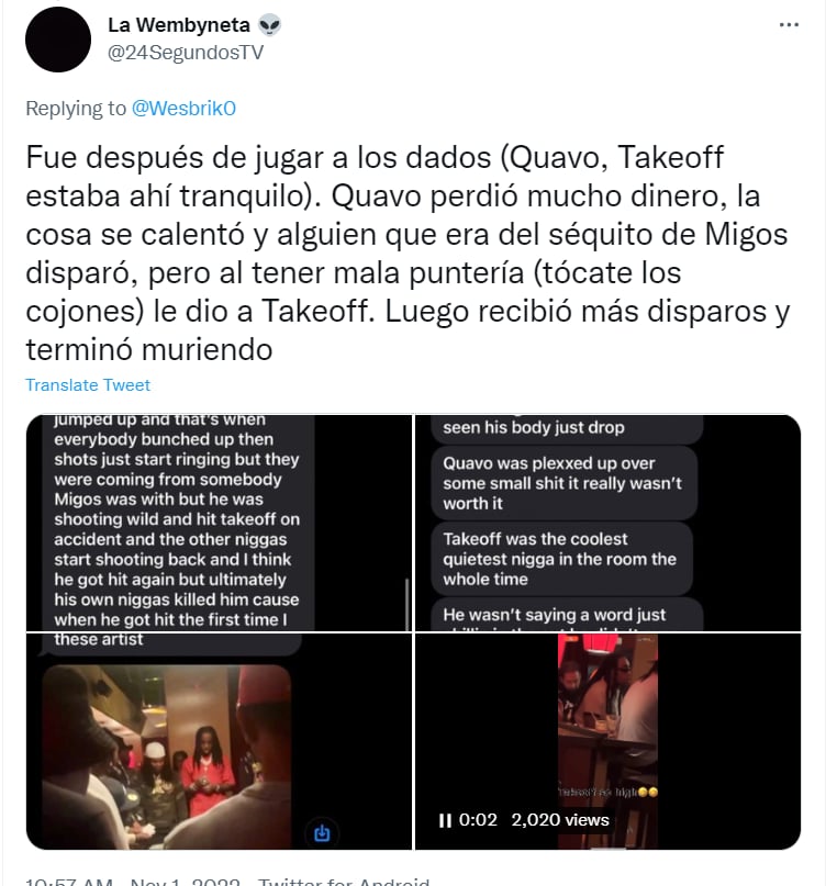 ¿Qué mencionan los mensajes de texto?