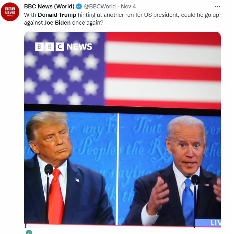DONALD TRUMP VS. JOE BIDEN; ¿LA LUCHA PARA EL 2024?
