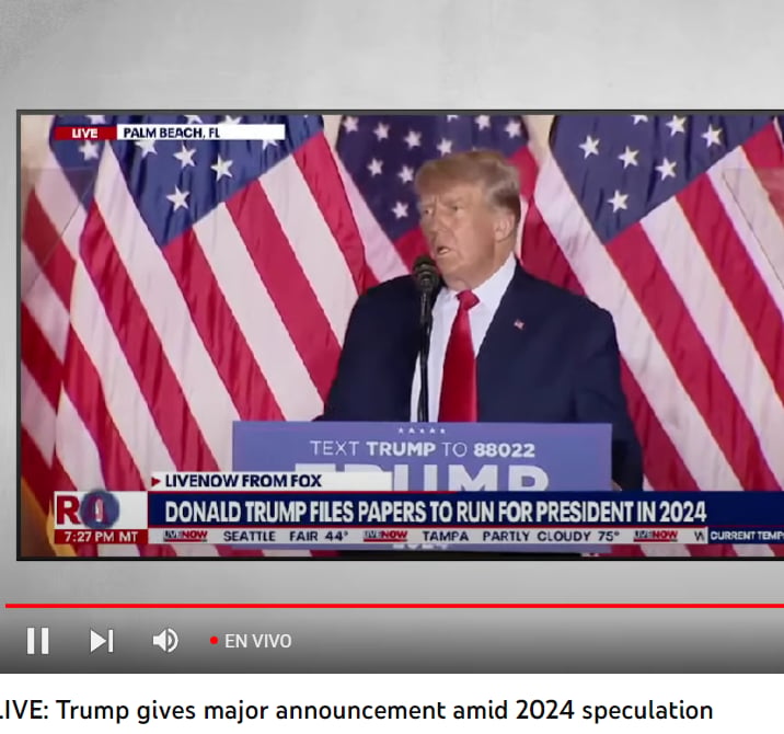 ¡SE POSTULARÁ COMO PRESIDENTE!