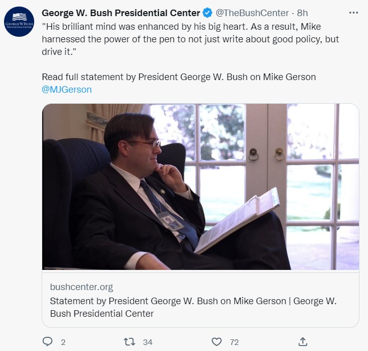 GEORGE W. BUSH DE LUTO