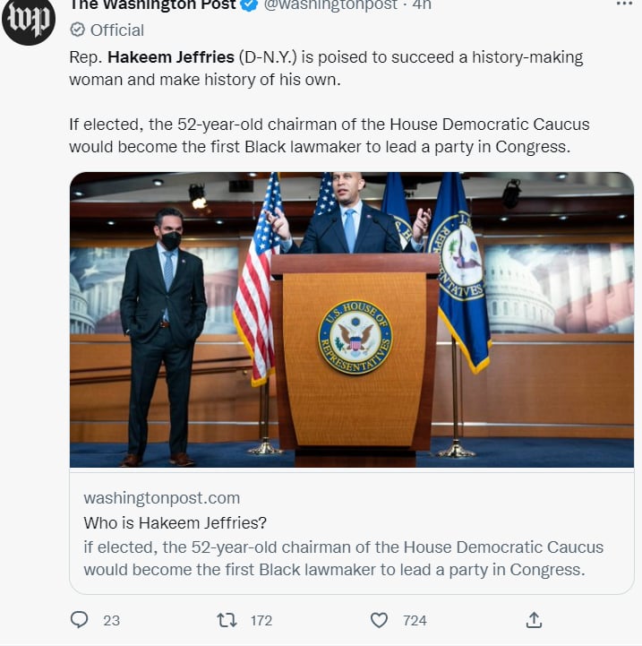 ¿QUIÉN ES HAKEEM JEFFRIES?