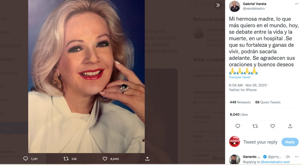 ASK FOR PRAYERS FOR GINA ROMAND