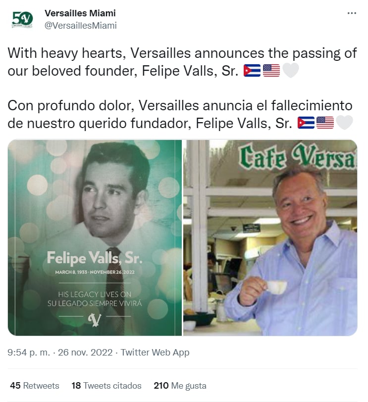 MUERE FELIPE VALLS