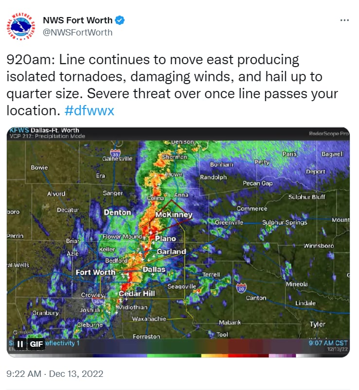 TEXAS SUFRE ESTRAGOS DE TORMENTA 