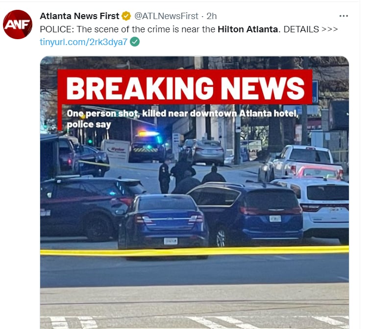 TIROTEO IRRUMPE EN CENTRO DE ATLANTA 