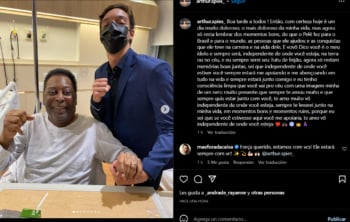 Última fotografía Pelé: "Hoy es un día muy doloroso"