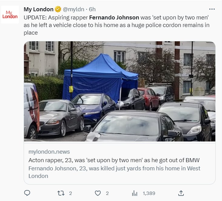 YOUNG MAN IS KILLED OUTSIDE HIS HOUSE