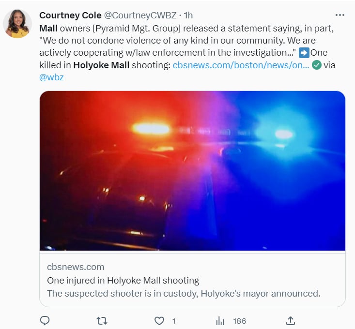 Tiroteo Holyoke Mall Massachusetts: ¿Qué pasó con el sospechoso?