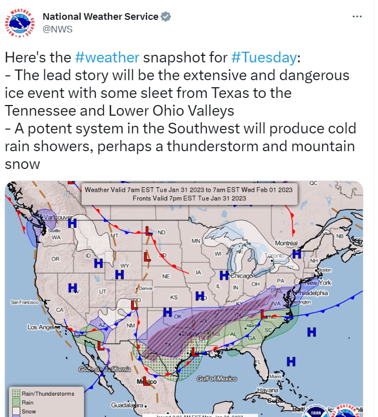 PREVÉN MAL CLIMA EN TEXAS