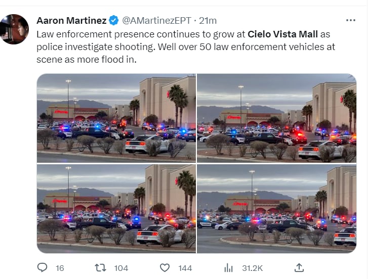 TIROTEO EN CIELO VISTA MALL