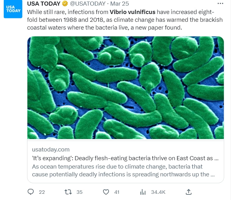 'MEAT EATING' BACTERIA CAUSES A PANIC!
