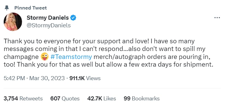 STORMY DANIELS BREAKS THE SILENCE