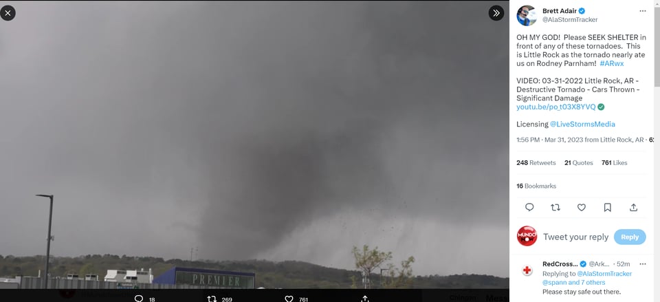 Pronóstico tornado Mississippi: ¿Qué mencionaron las autoridades?