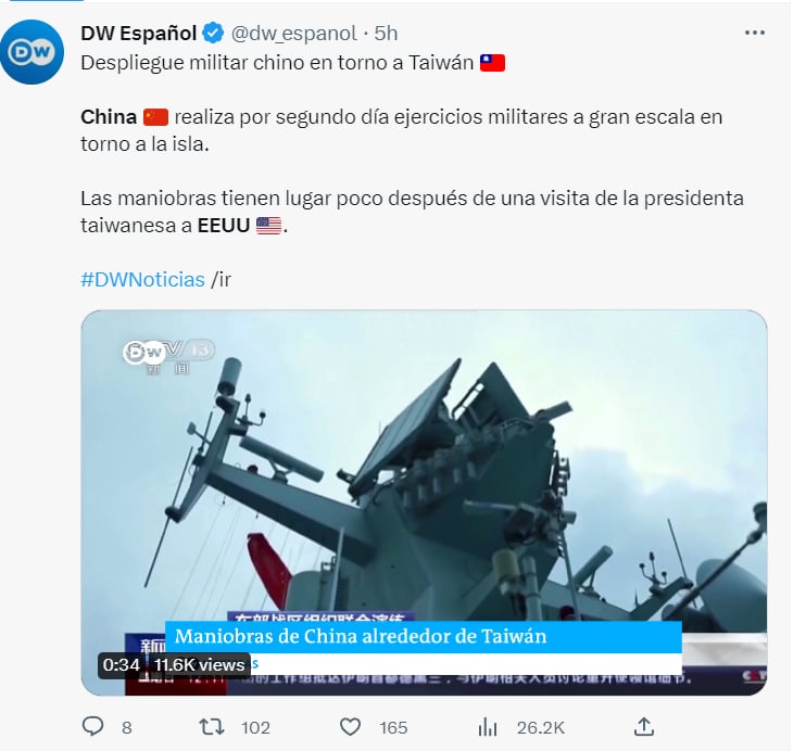 EEUU PIDE MODERACIÓN A CHINA