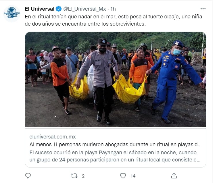 TRAGEDY IN INDONESIA